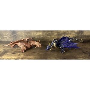 Safari Toy Bundle Dragons Collection Figurines Midnight Moon And Thunder Dragon
